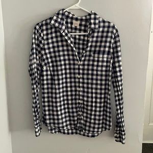 J Crew Plaid Button Down